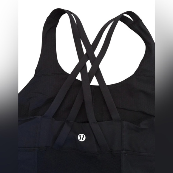Lululemon Energy Tank Midnight Iris Luxtreme Cross Back Tank Top Size 8 Women - Picture 6 of 7